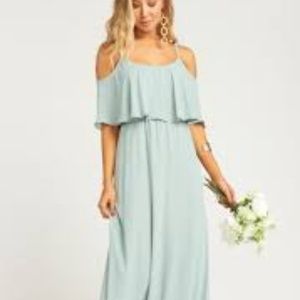 Show Me Your Mumu Caitlin Dress in Silver Sage